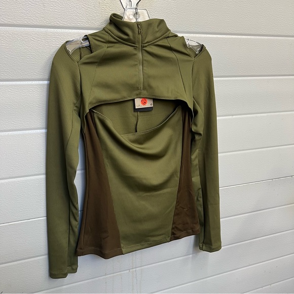 NWT - Nike Jordan 23 Engineered Women's 1/4-Zip Long-Sleeve Top Size M Tight Fit - Picture 8 of 14